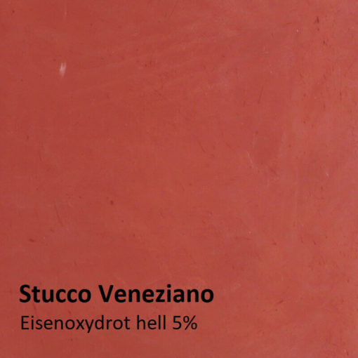 stucco oxide red motif 5 pour cent